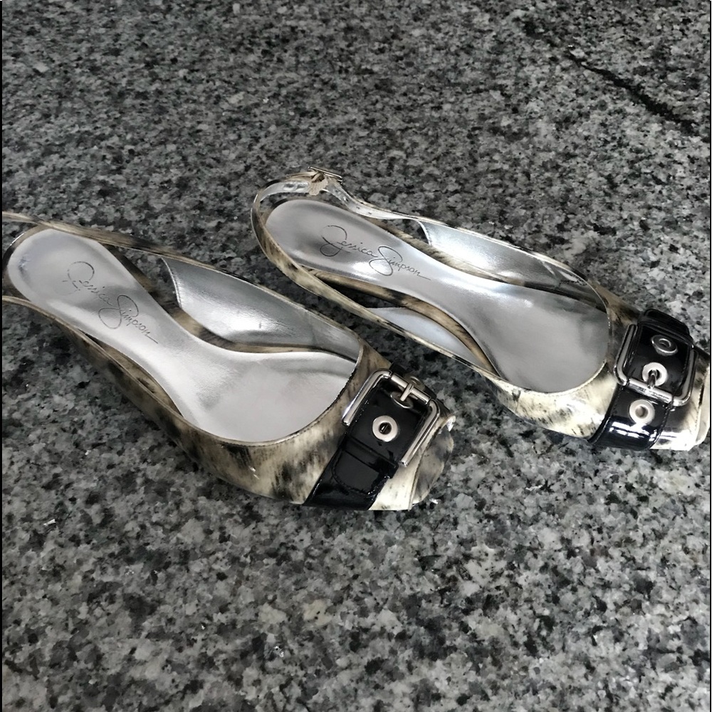 Jessica Simpson kitten heel wedges